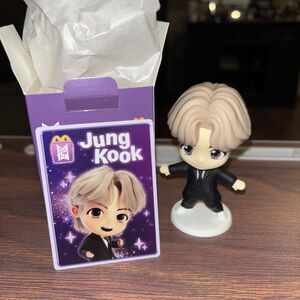 Rare 2025 McDonald's #7 JUNG KOOK TINY TAN x BTS 2025 Happy Meal Toy Limited NEW